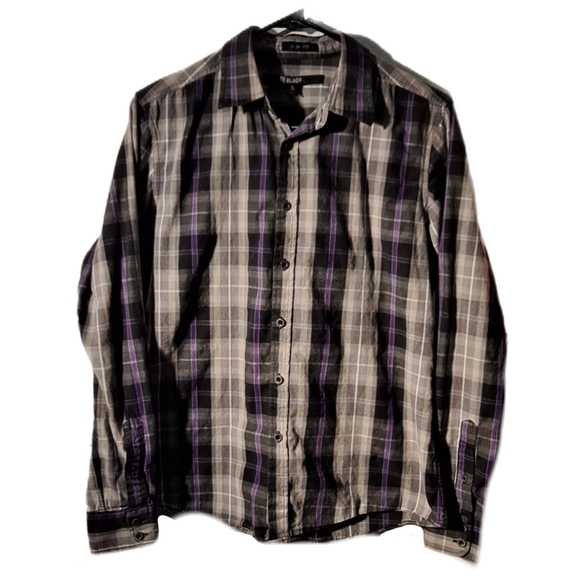 See New Listing Men's Size Small CJ Black Rue 21 Slim Fit Long Sleeve Shirt - Picture 2 of 13